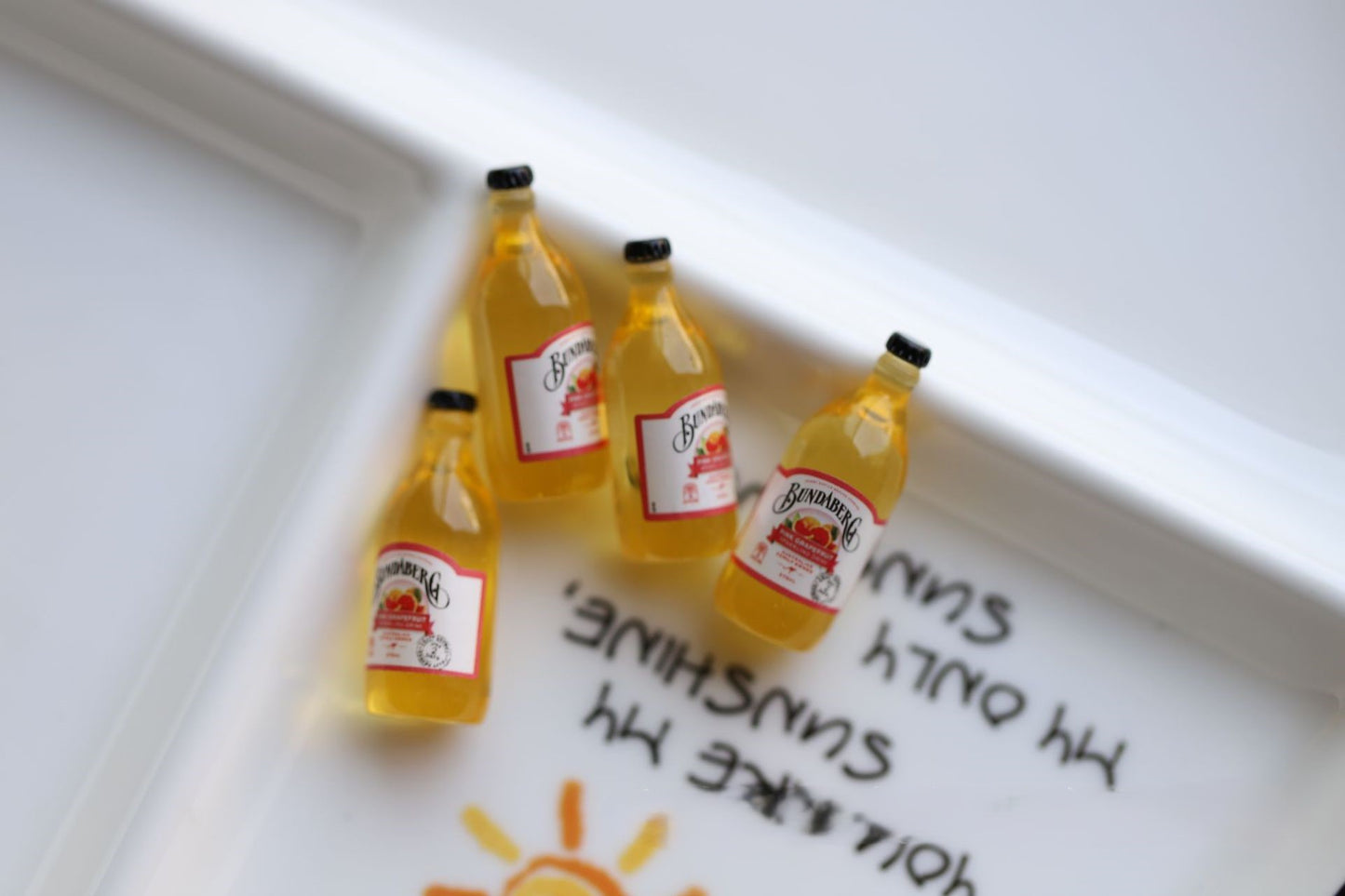 Mini Diy Simulation Bundaberg Bottle Drinks Charms(CANT DRINK)