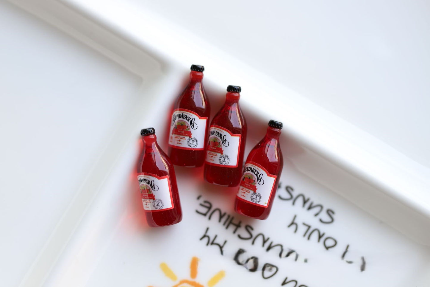 Mini Diy Simulation Bundaberg Bottle Drinks Charms(CANT DRINK)