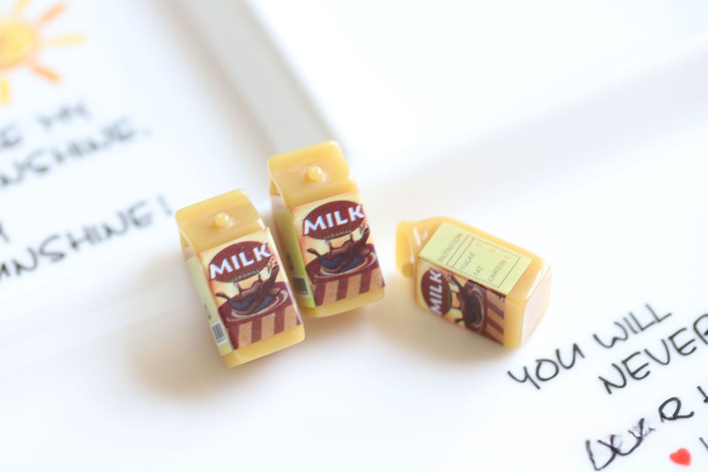 Mini Diy Simulation Milk Juice Box Drinks Charms(CANT DRINK)