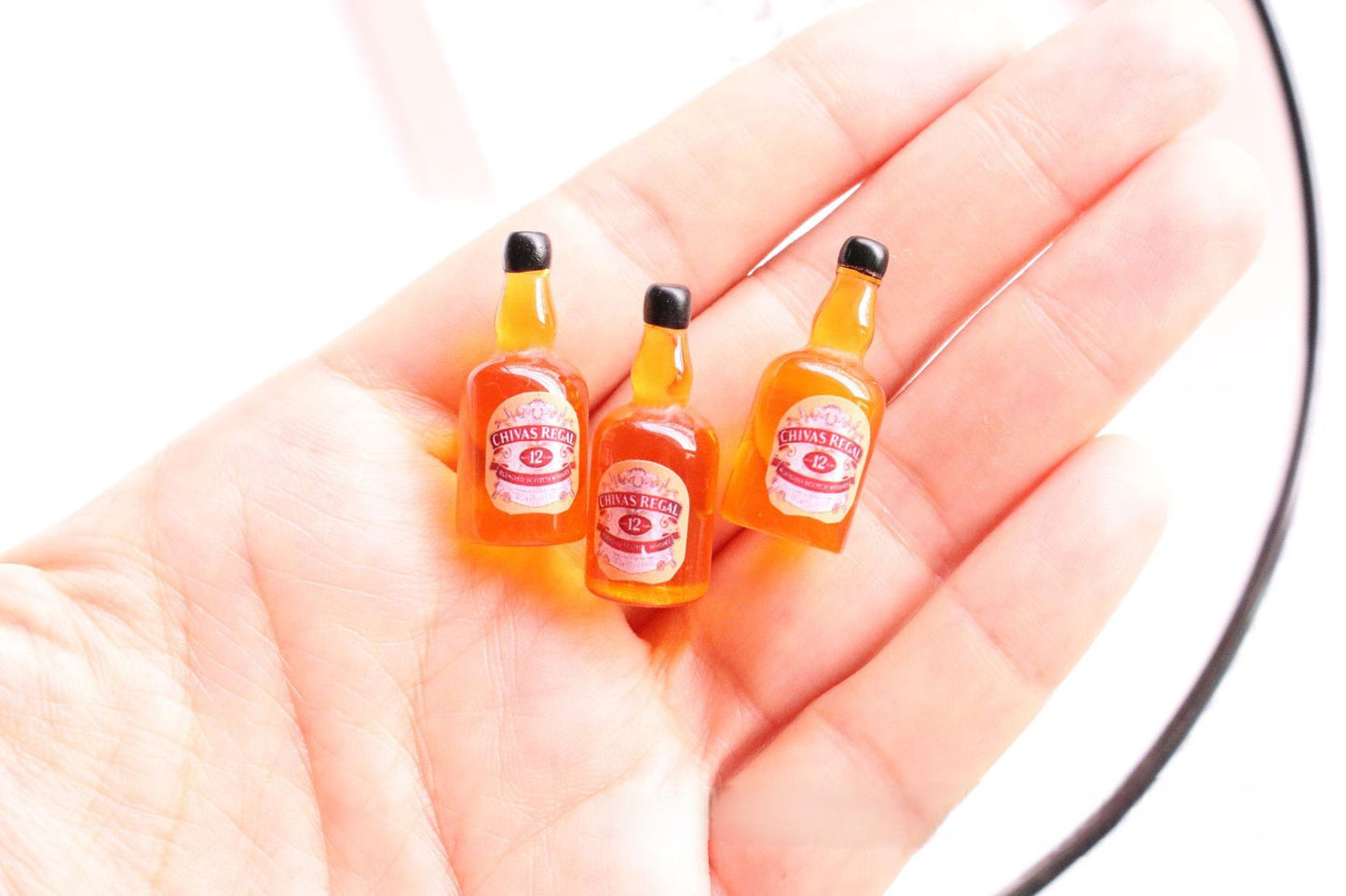 Mini Diy Simulation Wiskey Bottle Drinks Charms(CANT DRINK)