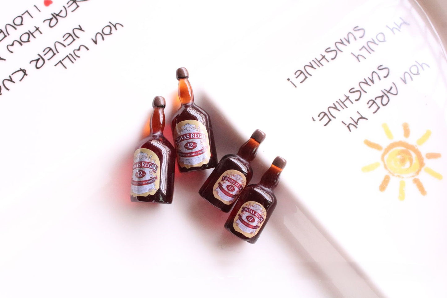 Mini Diy Simulation Wiskey Bottle Drinks Charms(CANT DRINK)