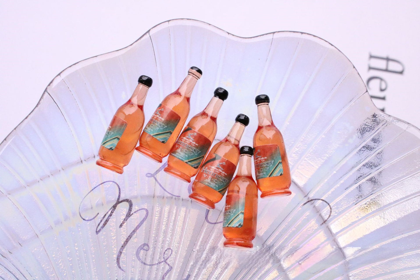 Mini Diy Simulation Cocktail Brandy Bottle Drinks Charms(CANT DRINK)