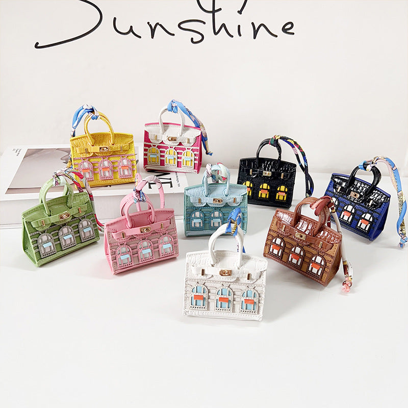 Mini Bags-Mini Birkin Bag(CAN OPEN)-Key Chain,Bag Charm,Airpods Case