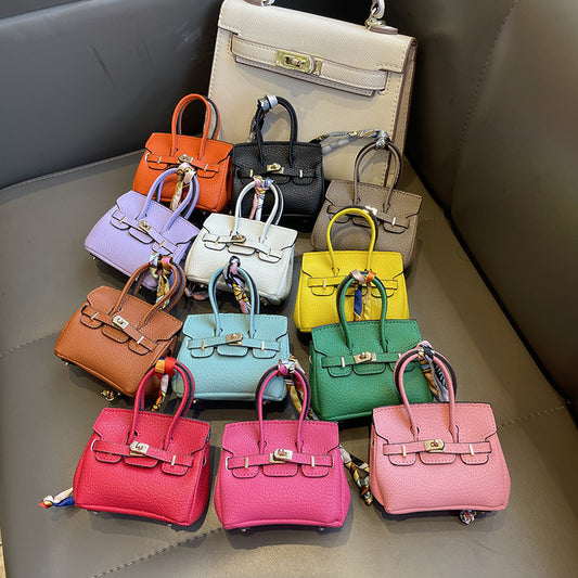 Mini Bags-Mini Birkin Bag(CAN OPEN)-Key Chain,Bag Charm,Airpods Case