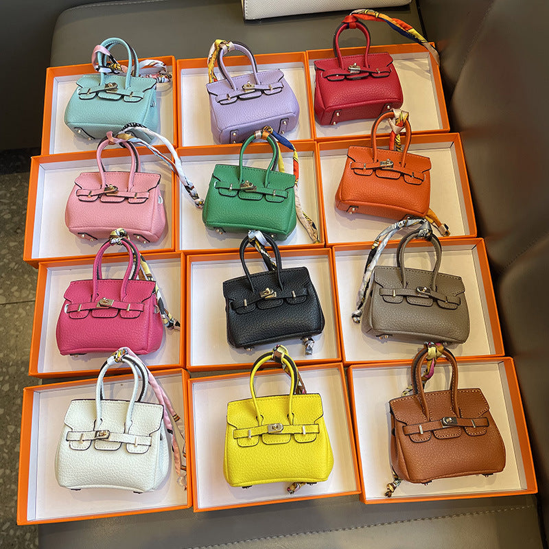 Mini Bags-Mini Birkin Bag(CAN OPEN)-Key Chain,Bag Charm,Airpods Case