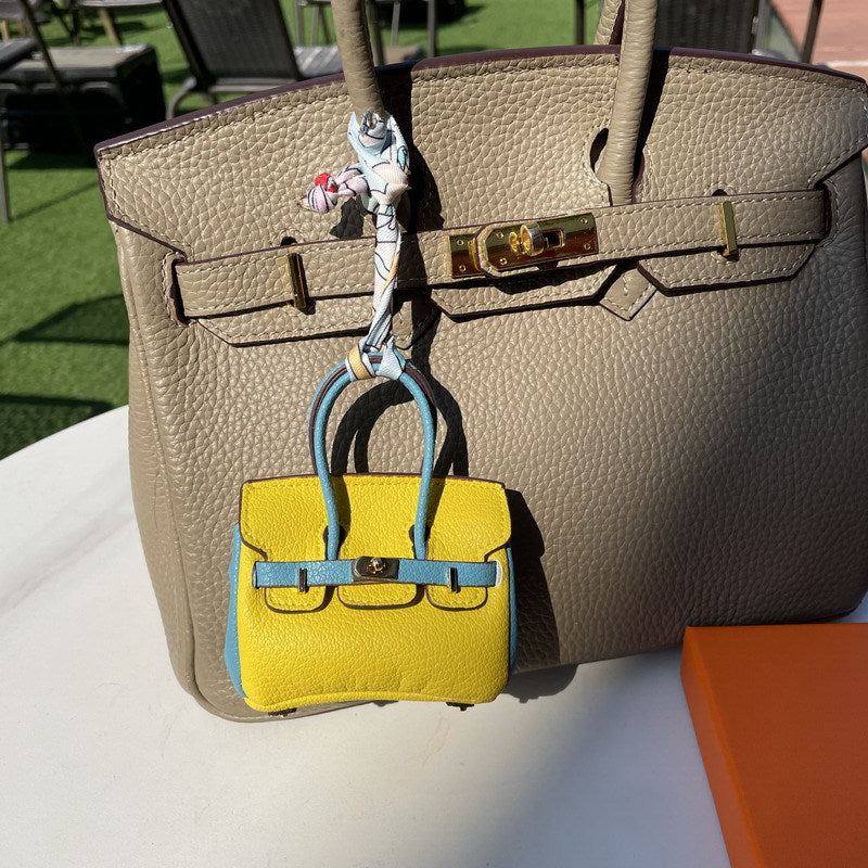 Mini Bags-Mini Birkin Bag(CAN OPEN)-Key Chain,Bag Charm,Airpods Case