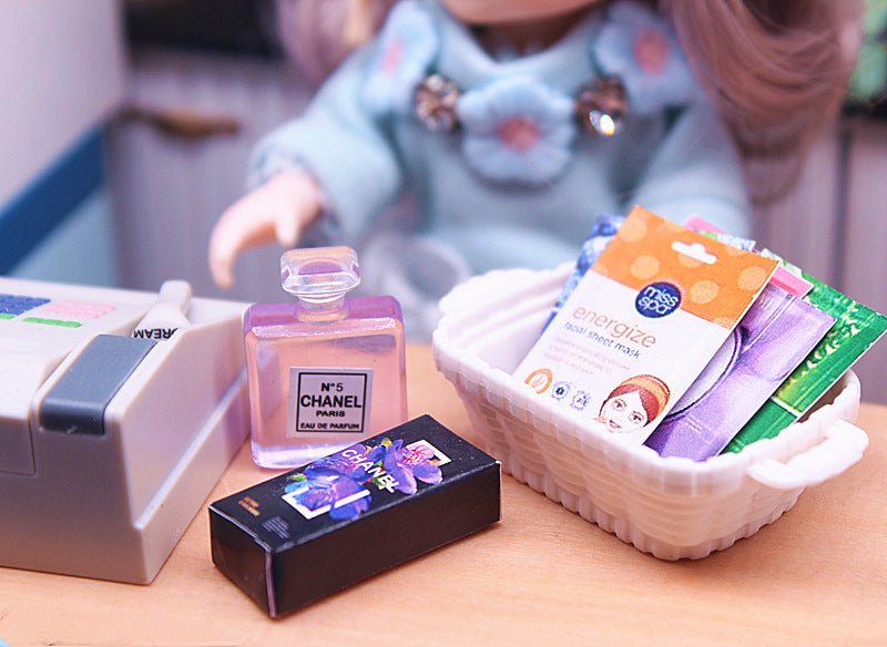 Mini Facial Mask Simulated mini facial mask product set combination miniature scene orn ...