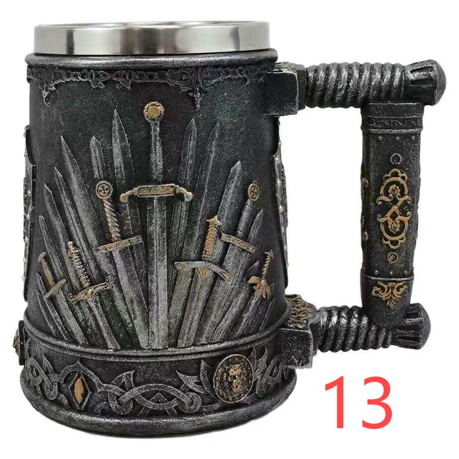 Game of Thrones/House of the Dragon Series Mug Wine Glass Beer Glass Stainless Steel Wine Glass Goblet